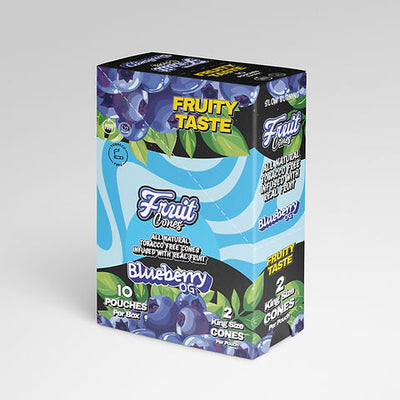 FRUIT CONES K/S 2/PK 10PK/BOX BLUEBERRY OG