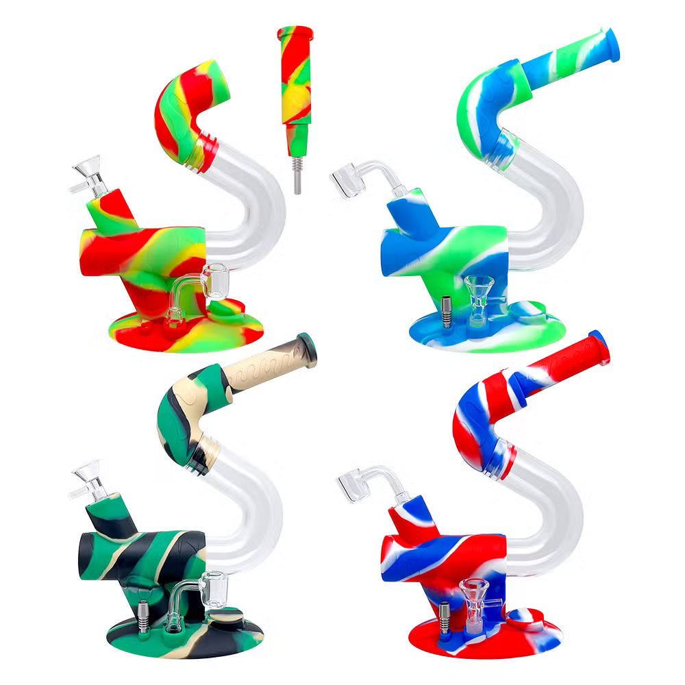WPVC207 WATERPIPE SILICONE & NECTAR COLLECTOR SWERVE