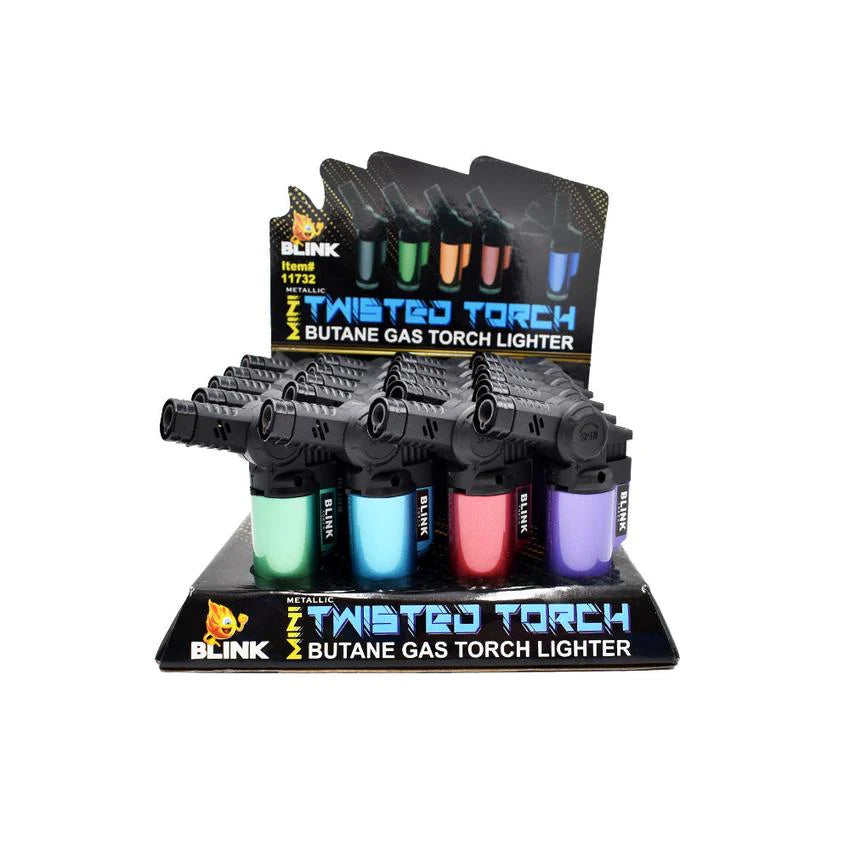 BLINK MINI METALLIC TWISTED TORCH 20CT/DISPLAY