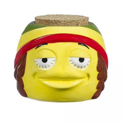 RASTA EMOJIE STASH JAR