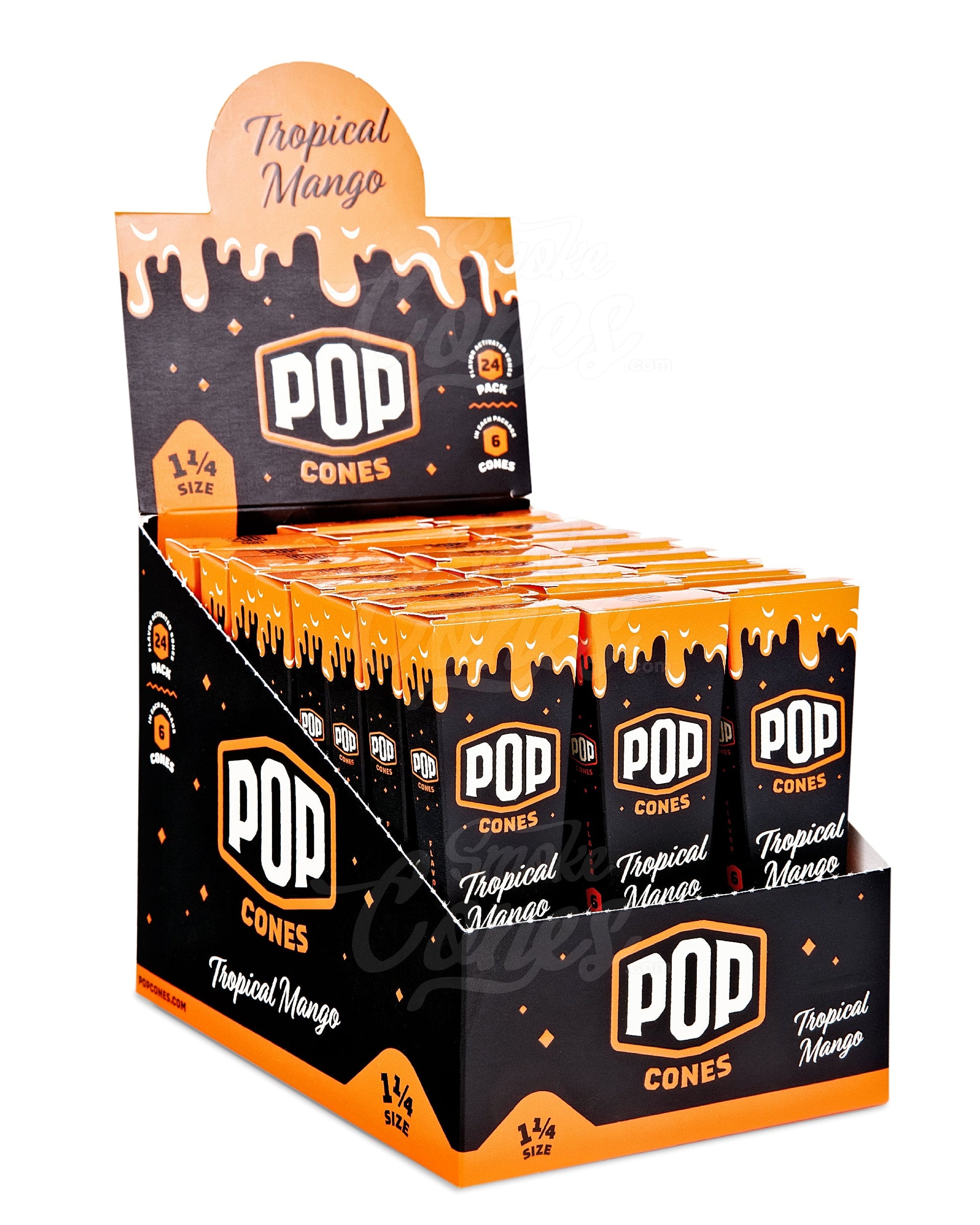 POP CONES K/S 3CT/PK 24PK/BOX TROPICAL MANGO