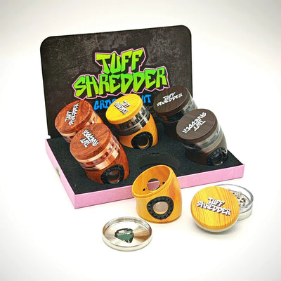 TUFF SHREDDER GRINDER 63MM 4PT TS10007 ASST COLORS