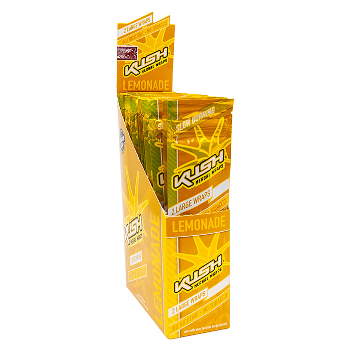 KUSH HERBAL WRAPS 25PK LEMONADE