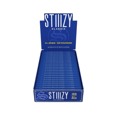 STIIIZY PREMIUM ROLLING PAPERS 1 1/4 SIZE 33PK/25PK CLASSIC