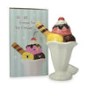 FASHION CRAFT CERAMIC PIPE ICE CREAM SUNDAE