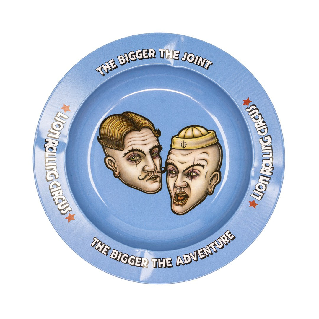 LION ROLLING CIRCUS GOODIES ASHTRAY 2 FACE
