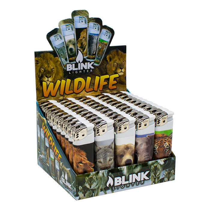 BLINK ELECTRONIC LIGHTER 50ct WILDLIFE