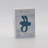 PLEASURES RABBIT RING ADULT TOY VIBRATING RING TURQUOISE