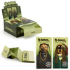 GROLLZ PAPERS ORGANIC EXTRA THIN K/S W/TIPS+TRAY 50/Pk 16Pk/Box PETS ROCK REGGAE RAP PR72B-DIS