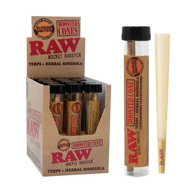 RAW ROCKET BOOSTER  CONE 12/PER DISP  SUNDAE DRIVER