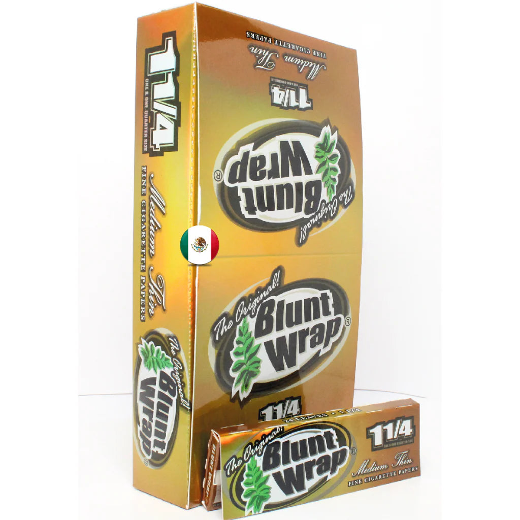 BLUNT WRAP MEDIUM THIN PAPER 1 1/4 24PK/BX (GOLD BOX)