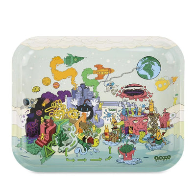 OOZE ROLLING TRAY METAL LARGE IMAGINARIUM