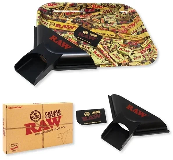 RAW CRUMB CATCHER DETACHABLE TRAY FUNNEL FOR LARGE TRAY