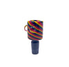 SCGB1907 BOWL SWIRL COLORS DESIGN  14mm MALE