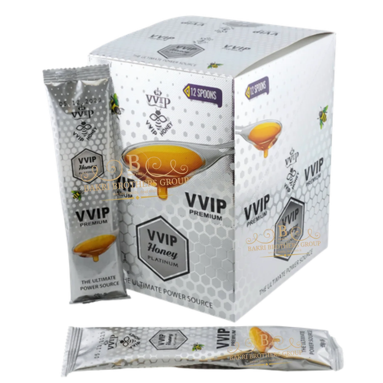 VVIP HONEY PLATINUM (SPOON) 12g x 12 POUCHES