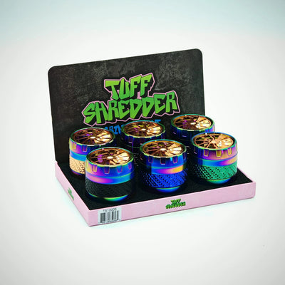 TUFF SHREDDER GRINDER 63mm 4PT TS10005 RAINBOW