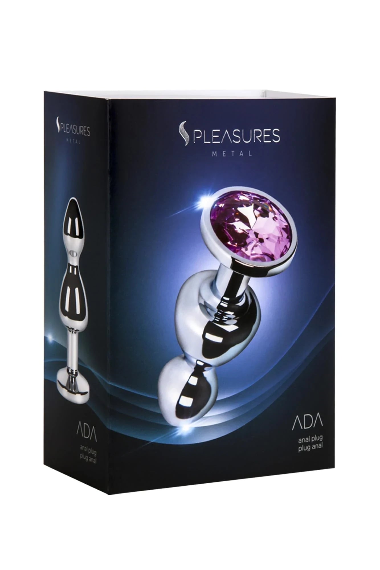 PLEASURES METAL ADA ADULT TOY ANAL PLUG