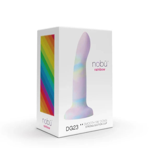 NOBU RAINBOW DG23 ADULT TOY SMOOTH 5 3/4 DONG