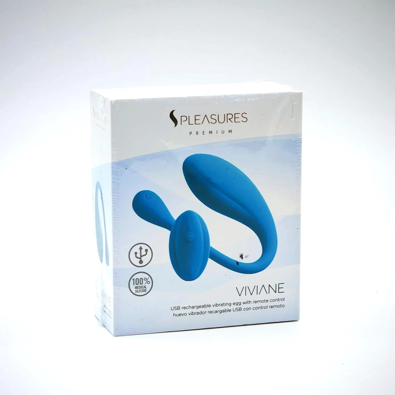 PLEASURES VIVIANE ADULT TOY VIBRATING EGG TURQUOISE