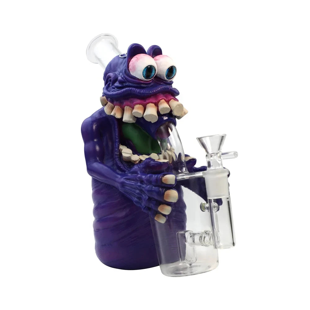 WPYHS82 SILICONE WATERPIPE PVC BUCKTOOTH MONSTER (CY018)