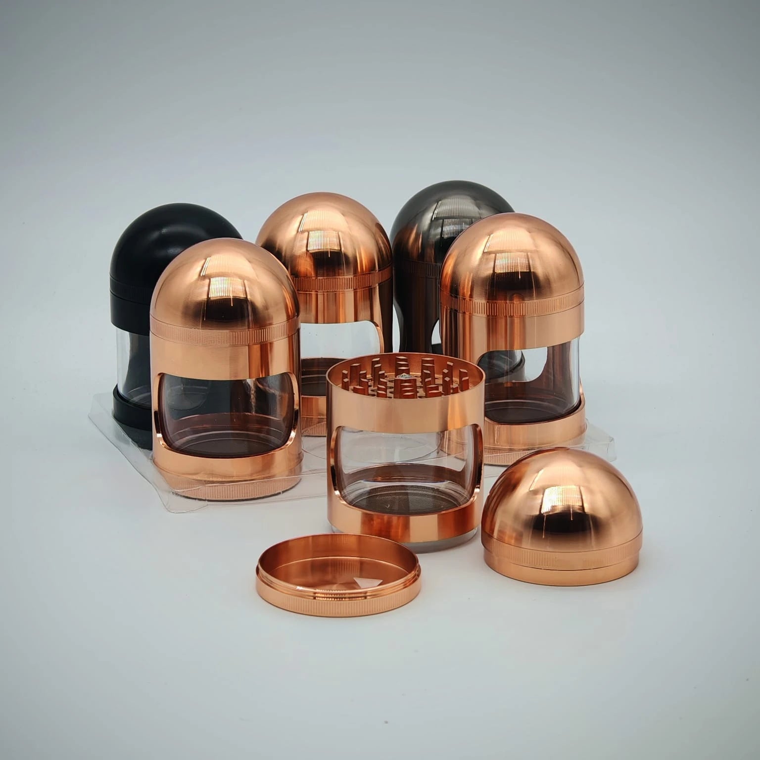 BULLET MANUAL METAL GRINDER 63*103MM ASSORTED COLORS