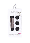 MAIA POCKET PLUS ADULT TOY MASSAGER w/3 Heads ROSE GOLD