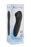 PLEASURES SWIRL ADULT TOY CLITORAL MASSAGER BLACK