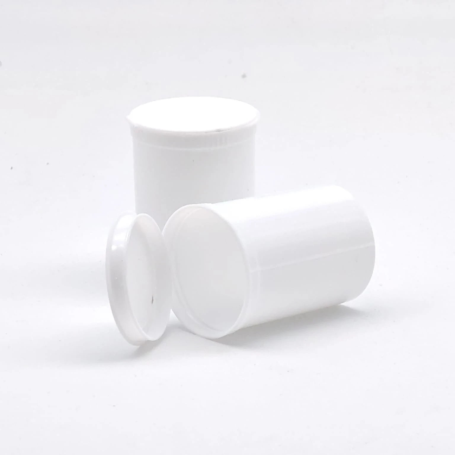 30DR CONTAINER WHITE POP TOP BOTTLE