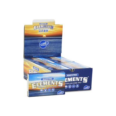 ELEMENTS PRE ROLLED CONICAL TIP MAESTRO 20/BOX
