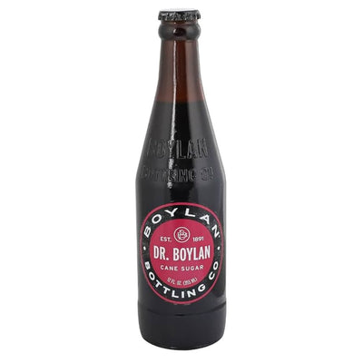 EXOTIC SODA BOYLAN CANE SUGAR SODA 12oz. BOTTLE DR. BOYLAN SODA