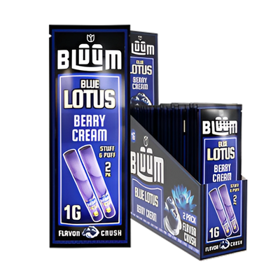 BLUUM ROLLS 1G 2/PK 10PK/BOX BLUE LOTUS (BERRY CREAM)