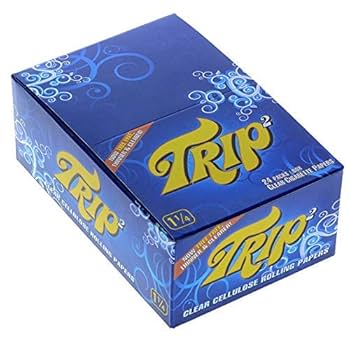 TRIP 2 1 1/4 CLEAR PAPERS 50 LEAVES/PK 24PK/BOX
