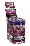 CYCLONES HEMP CONE 24 TUBES CLEAR GRAPE