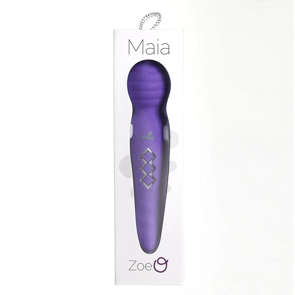 MAIA ZOE ADULT TOY MASSAGER WAND PURPLE