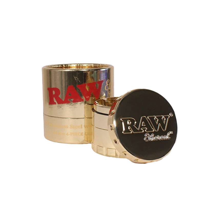 RAW STAINLESS STEEL ETHEREAL GRINDER GOLD
