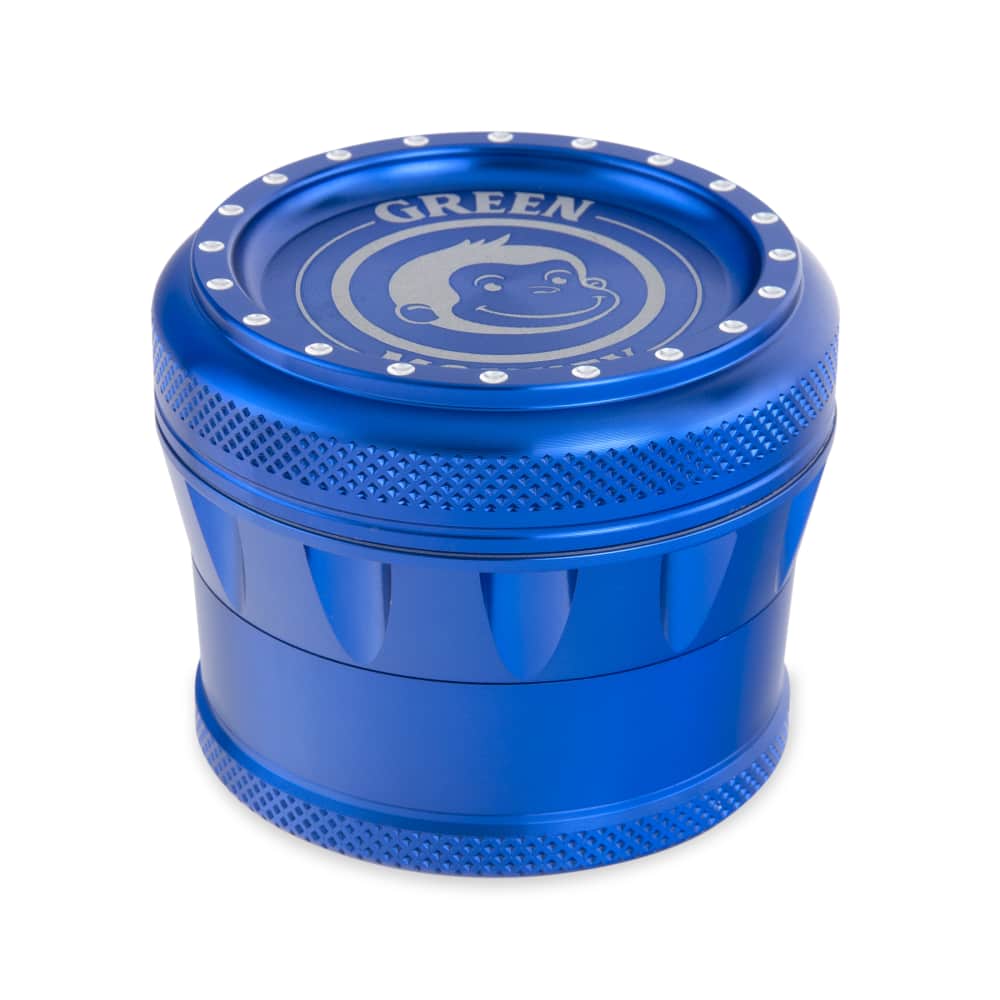 GREEN MONKEY TAMARIN GRINDER 70MM 4PT ALUMINUM BLUE