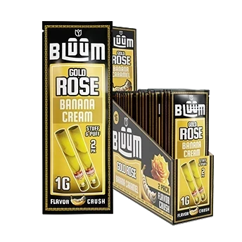 BLUUM ROLLS 1G 2/PK 10PK/BOX GOLD ROSE (BANANA CREAM)