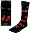 RAW SOCKS SIZE US 10-13 BLACK