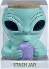 FASHIONCRAFT CERAMIC ALIEN STASH JAR #82555