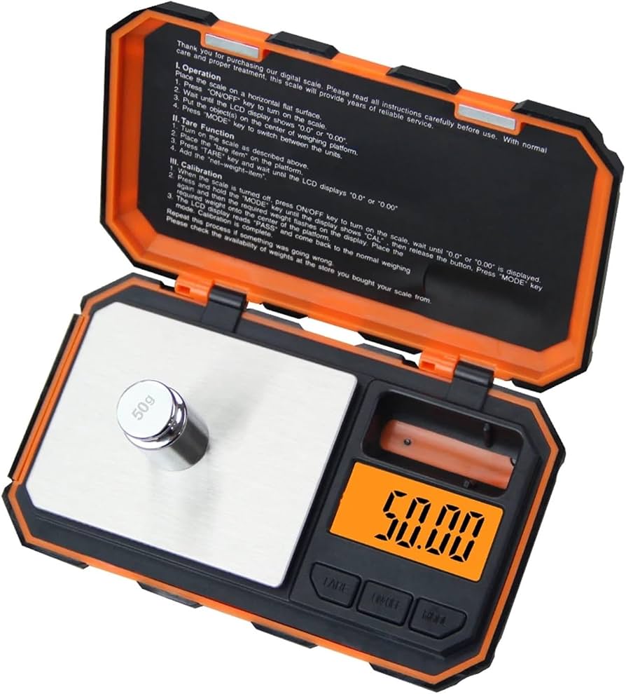FUZION SCALE DIGITAL MINI 50gX0.001g UF50H ORANGE