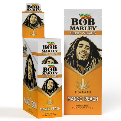 BOB MARLEY WRAPS MANGO PEACH /25PK