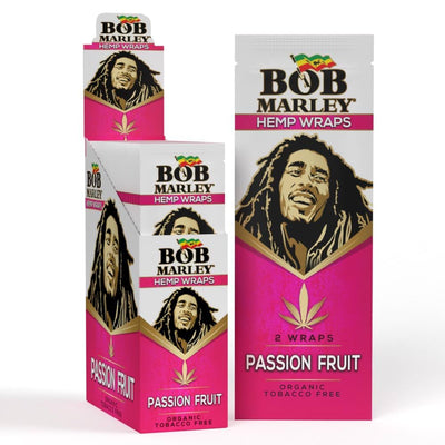 bob marley hemp wrap passion fruit 2pk 25 ct