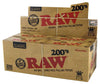 RAW CLASSIC KINGSIZE SLIM 200?S 40 PACKS/BOX 200 LEAVES/PACK 50470