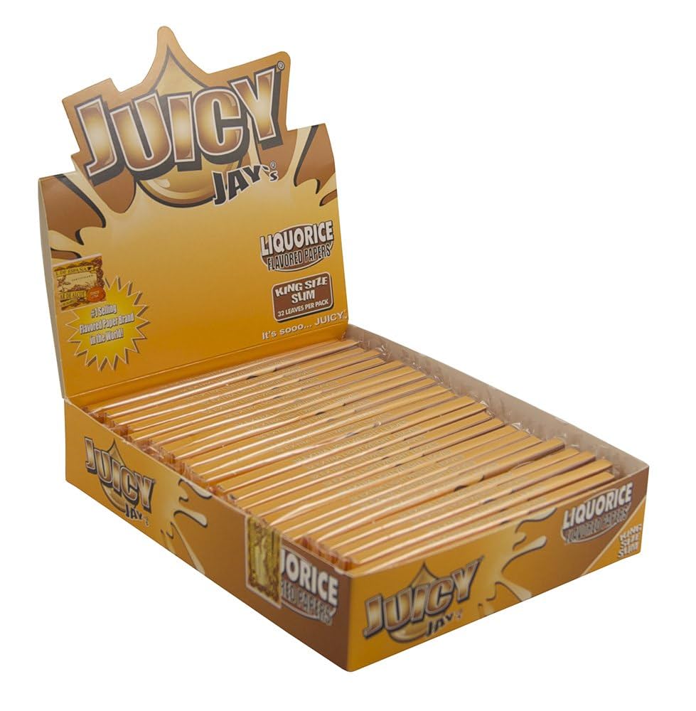 JUICY JAYS LIQUORICE 1 1/4 24/BOX