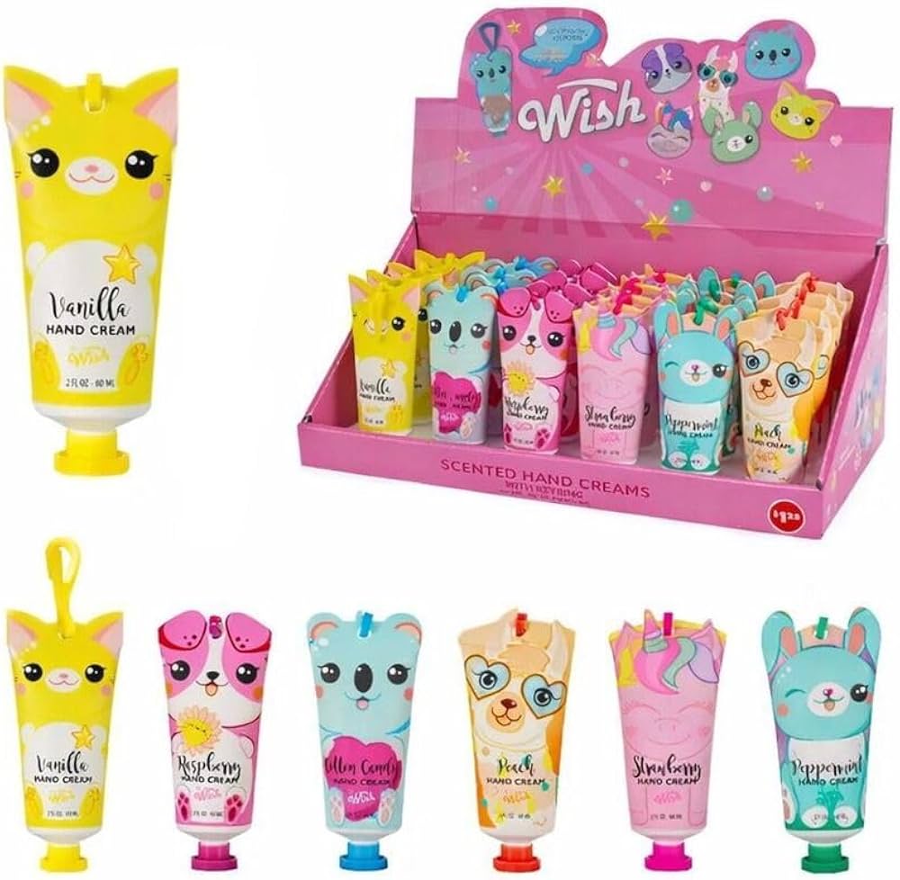 WISH HAND CREAM 60ml w/keychain 24ct/DISPLAY (60227)