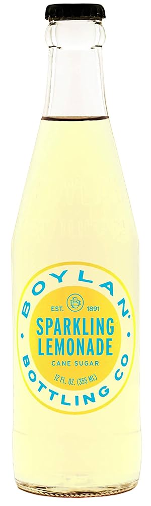 EXOTIC SODA BOYLAN CANE SUGAR SODA 12oz. BOTTLE SPARKLING LEMONADE