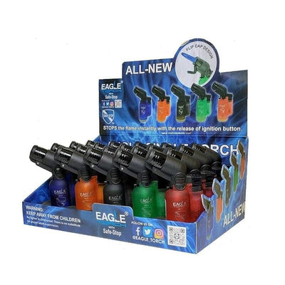 EAGLE TORCH MINI ANGLE V2 SAFE STOP PT116B 20/BOX