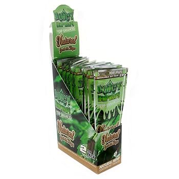 JUICY HEMP WRAPS TERP ENHANCED 25pk/bx (25x2)  NATURAL