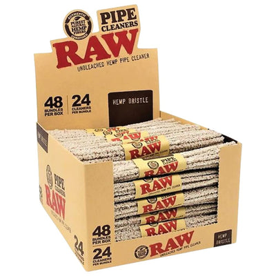 RAW PIPE CLEANERS 48 BUNDLES/BOX 24 CLEANERS/BUNDLE (HEMP SOFT) 52627