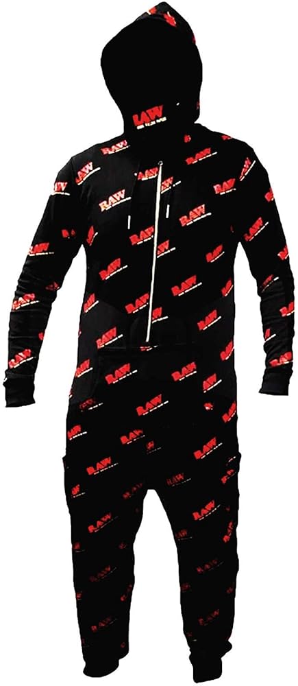 RAW BLACK X ONESIE LARGE